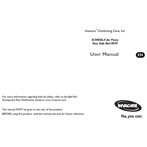 User Manual, SC900DLX Posey