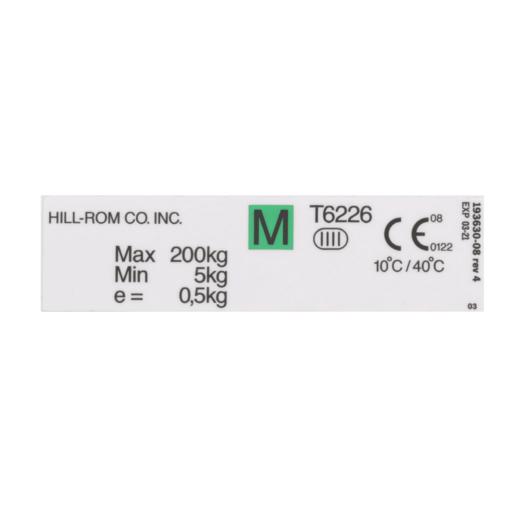 Label, English Scale for Older Beds