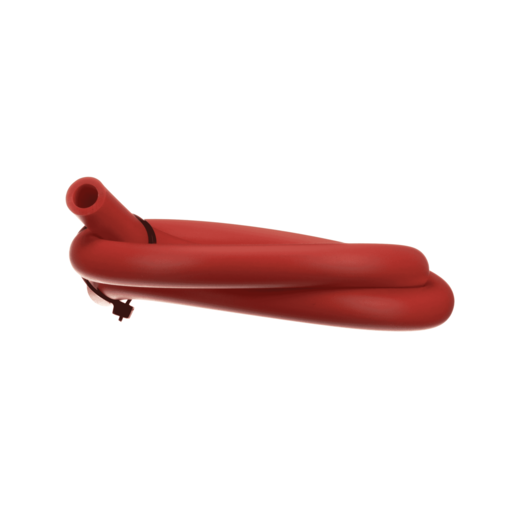 Red Tubing, FPVC, 25" Length