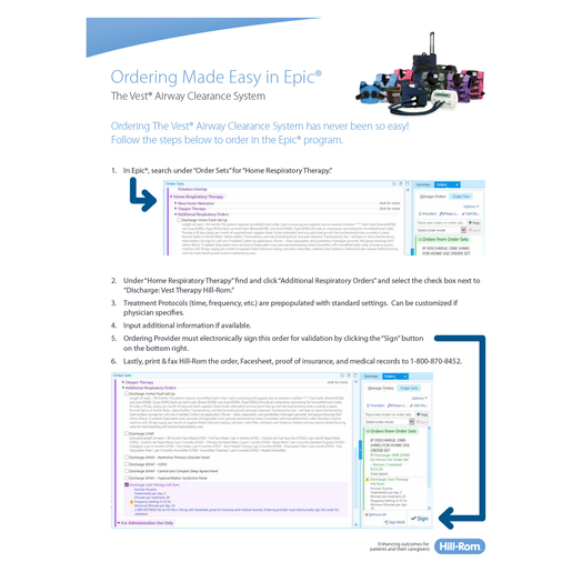 Vest Epic Ordering Made Easy (Electronic File Only)