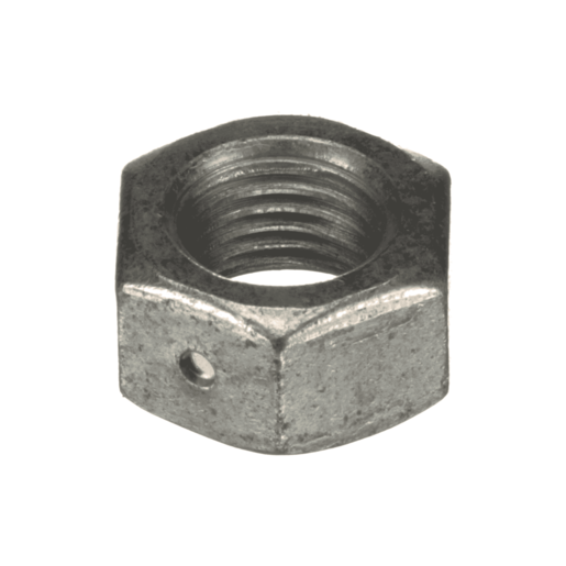 Nut, Hex, Lock, .438-20, .365, Steel