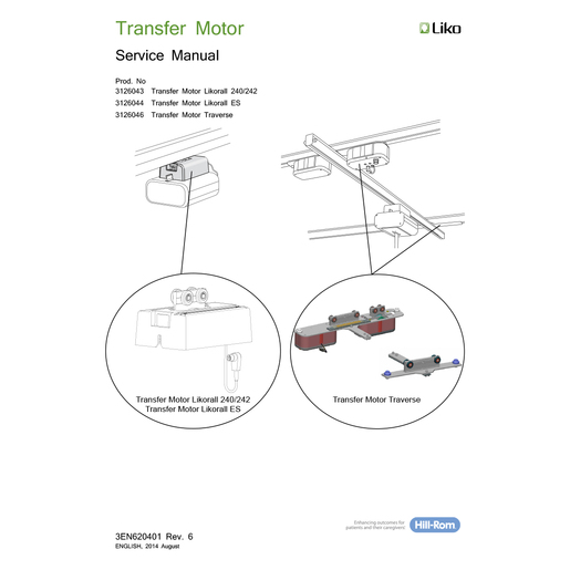 Service Manual, Transfer Motor Traverse