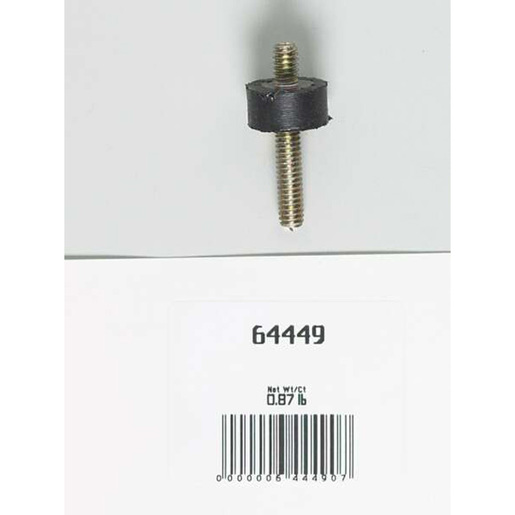 Stud, ISO, Cyl, 1/4-20, 1, 3/4, Zinc