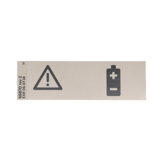 Label, Battery Warning