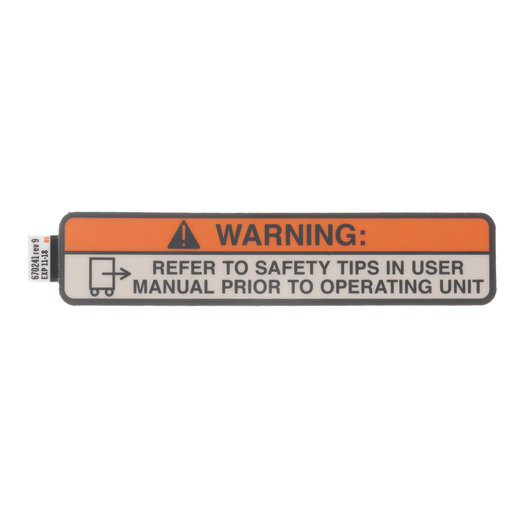 Label, Warning, English