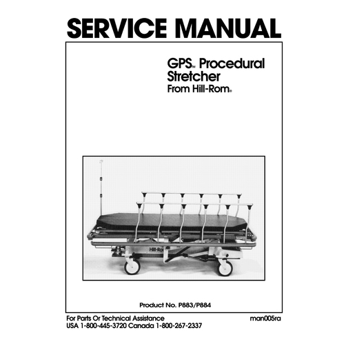 Service Manual, Gps Stretcher