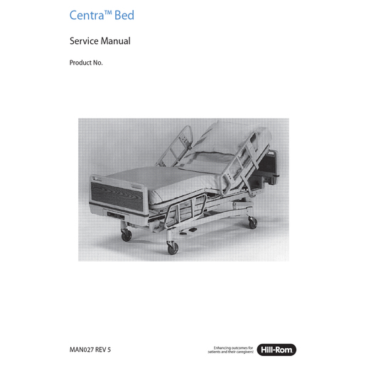 Service Manual, Centra Bed