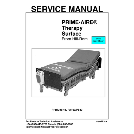 Service Manual, Primeaire Surface