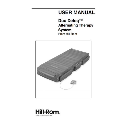 User Manual, Duo Deteq Alt Therapy