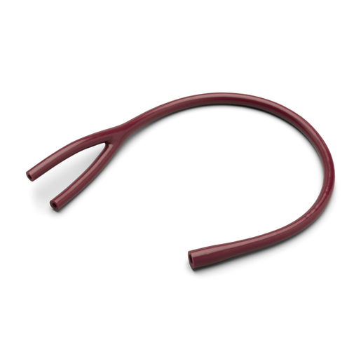 28 in. (71cm) Stethoscope Y-Tube, Long, Burgundy