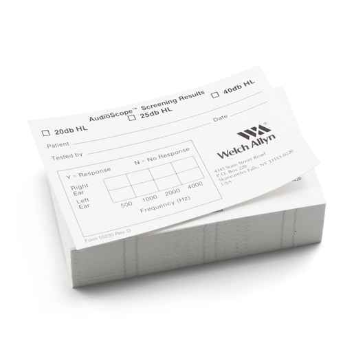 AudioScope 3 Recording Form, 1000-Pack